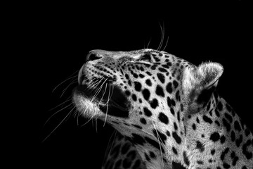 Fototapeta na wymiar Leopard wildlife , animal 