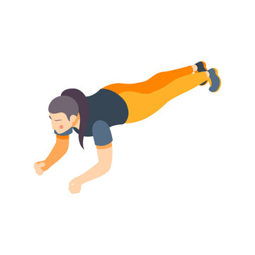recommend clip art: Cardio Push Ups Composition