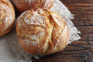 Small loaves of bread