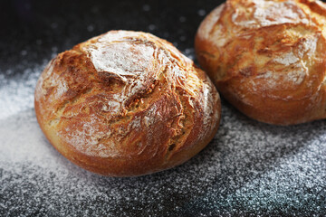 Loaves of small bread
