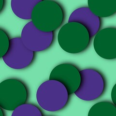 Circle confetti seamless pattern for fabrics and textiles and packaging 