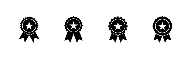 Badge icon set. Awards icon vector. Achieve sign and symbols