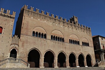 Naklejka premium Italy: Arengo Palace to Rimini.