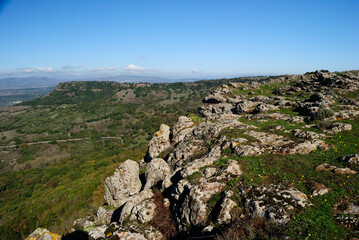 Veduta dell'altopiano del Monte Pelao