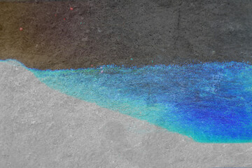 three color background with wall texture