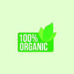 Organic bio eco label. Can be used for labels, badges, prints, flyers, banners, web, infographic elements