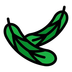 Flying feather icon. Outline flying feather vector icon color flat isolated