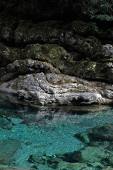 安居渓谷　水晶淵　晩秋　（高知県　仁淀川町）