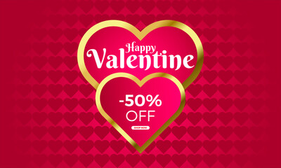 Luxurious valentines day wallpaper red background