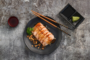 Salmon Sashimi Slices