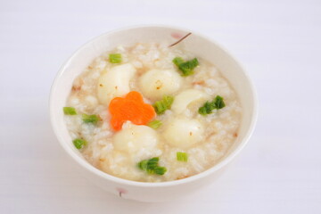 百合根の七草がゆ