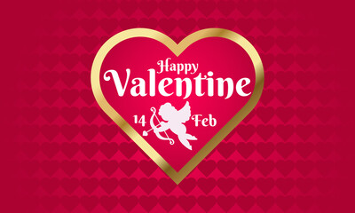 Luxurious valentines day wallpaper red background