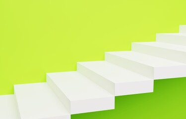 3D素材_シンプルな階段