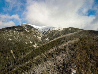 snow covered mountain peak
