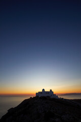The temple of Agios Simeon, Sifnos, Cyclades Island, Greece