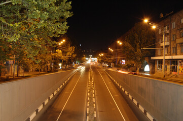 the night view of Yerevan Citey .Armenia