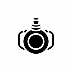 Water Thermos icon in vector. Logotype