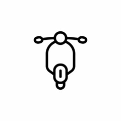 scooter icon in vector. Logotype