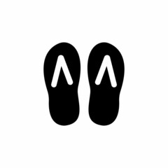 Slipper icon in vector. Logotype