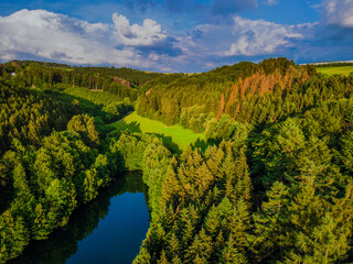 Fototapeta premium view of the river
