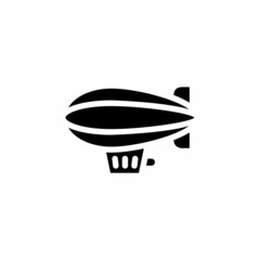 Airship icon in vector. Logotype