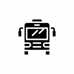 Bus icon in vector. Logotype