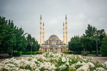 Obraz premium Central Mosque Heart of Chechnya in Grozny