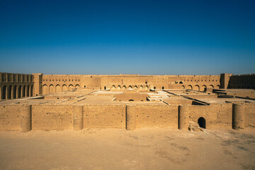 Historic Al-Ukhaidir Fortress near Karbala in Iraq