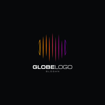 globe logo design, world logo design.