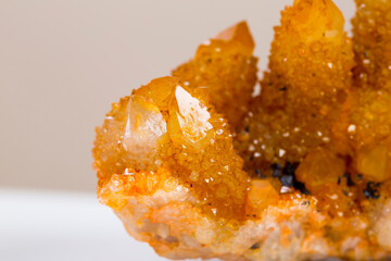 citrine .mineral specimen stone rock geology gem crystal