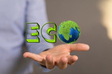 Ecology and go green symbol