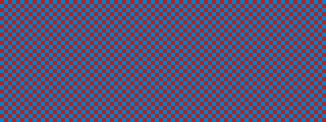 Checkerboard banner. Blue and Firebrick colors of checkerboard. Small squares, small cells. Chessboard, checkerboard texture. Squares pattern. Background.