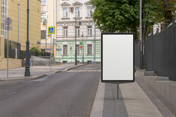 Street poster billboard mock up