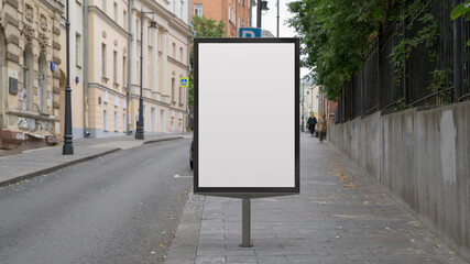 Street poster billboard mock up