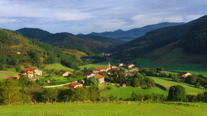  Arrazola village in Basque Country