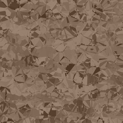 Abstract macro crystal geometric background texture Coffee color. Random pattern background. Texture Coffee color pattern background.