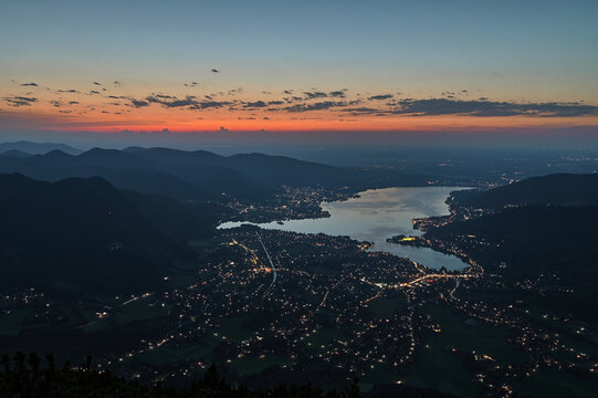 Tegernsee bei Nacht 