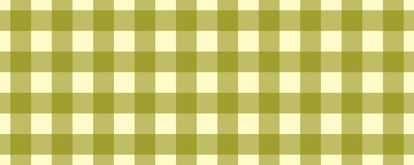 Banner, plaid pattern. Beige on Olive color. Tablecloth pattern. Texture. Seamless classic pattern background.