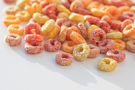 Delicious and nutritious fruit cereal loops flavorful.