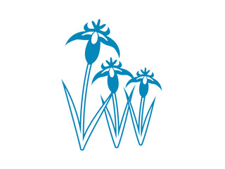 菖蒲 アヤメ イラスト カキツバタ ハナショウブ アイコン ぬりえ