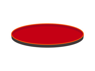 お盆 お皿 イラスト 和 日本