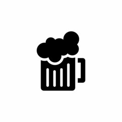 Beer icon in vector. Logotype;