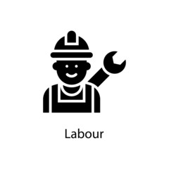 Labour vector Solid Icon Design illustration. Activities Symbol on White background EPS 10 File