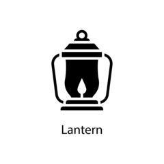 Lantern vector Solid Icon Design illustration. Activities Symbol on White background EPS 10 File