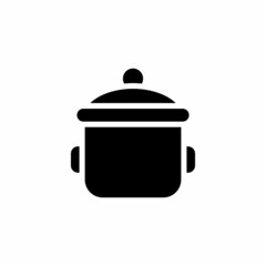 Cooking Pot icon in vector. Logotype;