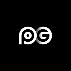 PG Letter Initial Logo Design Template Vector Illustration
