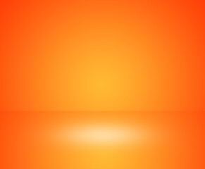 Yellow Gradient abstract background. Orange template background and display your product