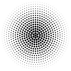 Abstract background halftone pattern, circle dot, vector illustration and design.
