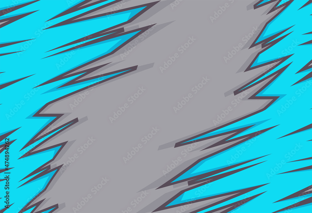 Poster abstract background with simple graffiti art and some copy space area