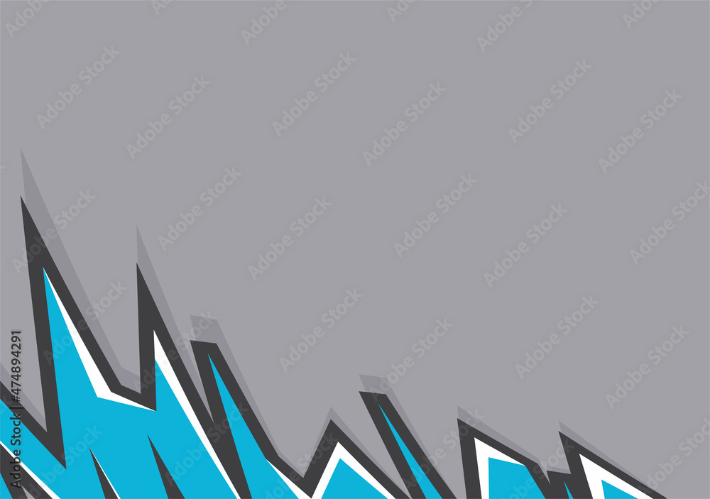Poster abstract background with simple graffiti art and some copy space area